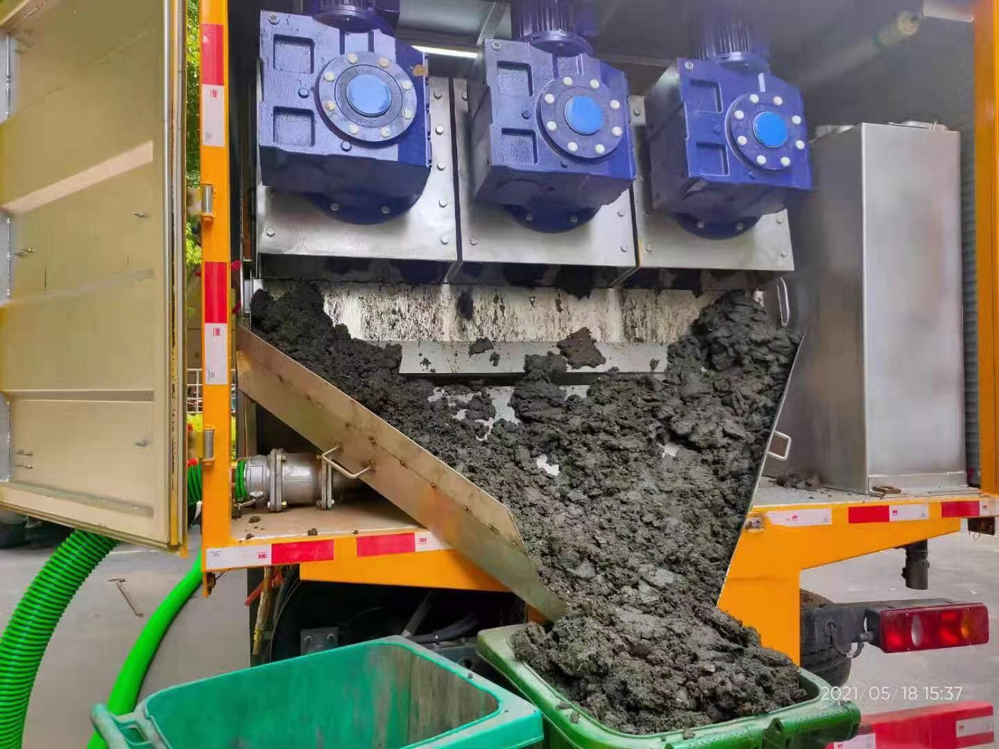 铁山化粪池清掏城市维护站-泥浆净化干湿分离处理